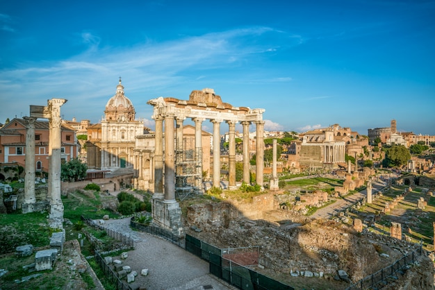 Foro Romano a Roma, Italia