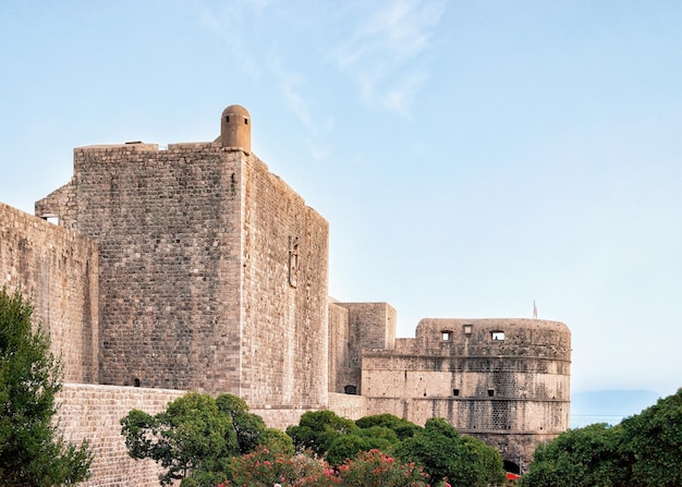Fort Bokar presso la città vecchia di Dubrovnik, Croazia.