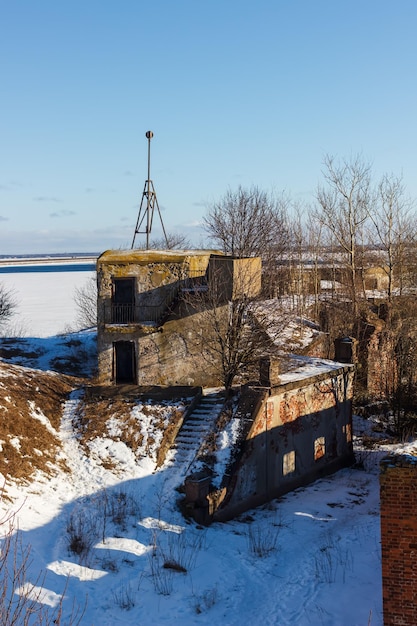 Forte Zverev vista dall'alto inverno