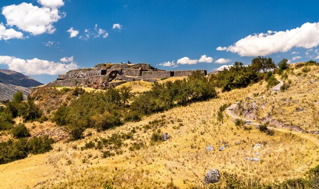 Fortezza di Puka pukara a Cusco in Perù