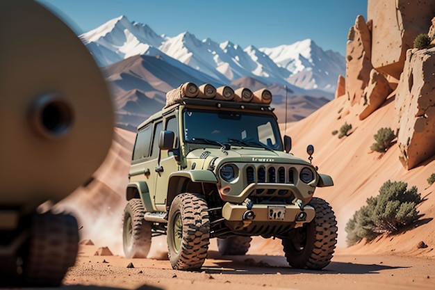 Forze speciali jeep militare fuori strada veicolo con alte prestazioni e alta potenza auto esercito