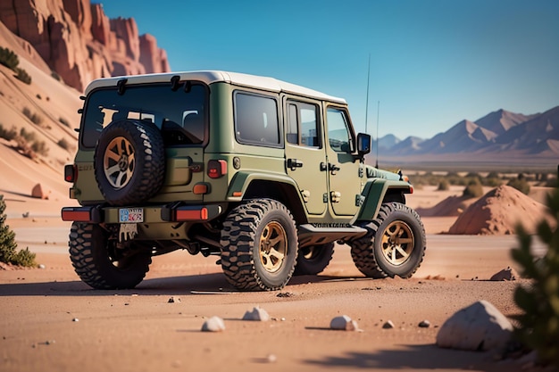 Forze speciali jeep militare fuori strada veicolo con alte prestazioni e alta potenza auto esercito