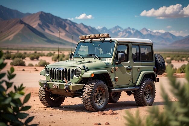 Forze speciali jeep militare fuori strada veicolo con alte prestazioni e alta potenza auto esercito