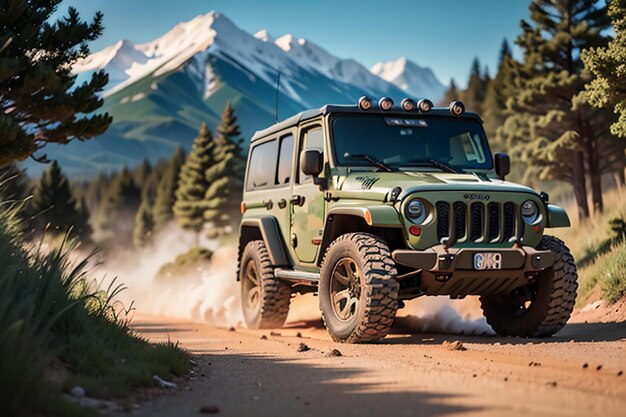 Forze speciali jeep militare fuori strada veicolo con alte prestazioni e alta potenza auto esercito