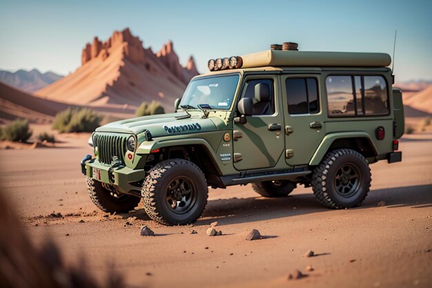 Forze speciali jeep militare fuori strada veicolo con alte prestazioni e alta potenza auto esercito