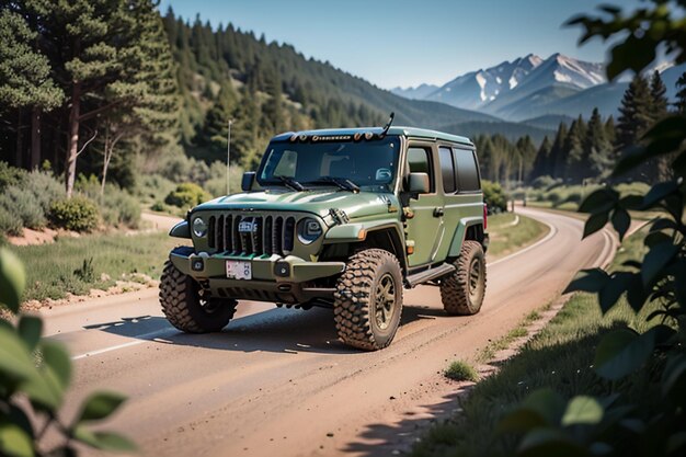 Forze speciali jeep militare fuori strada veicolo con alte prestazioni e alta potenza auto esercito