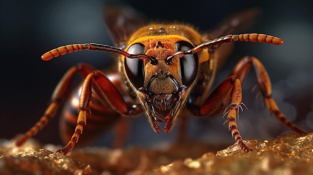 Foto a macroistruzione della fauna selvatica