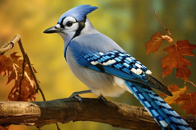 Foto Altamente Dettagliata Di Un Uccello Blu