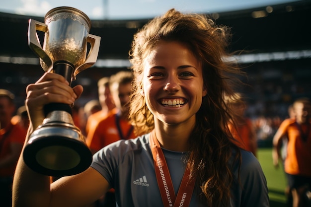 Foto d'archivio della squadra di calcio femminile spagnola