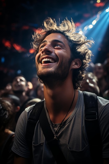 Foto d'archivio di un uomo sorridente