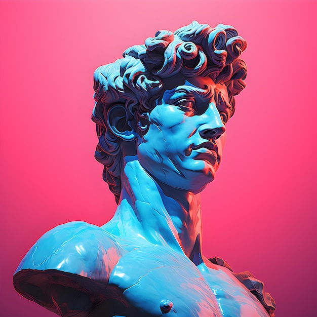 Foto David Michelangelo Scultura estetica David Michelangelo Ai generativa