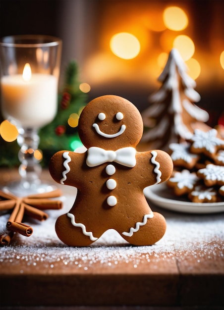 Foto dei biscotti di Natale Gibgerbread man