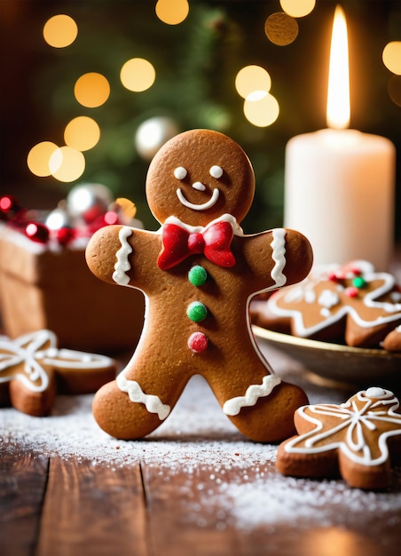 Foto dei biscotti di Natale Gibgerbread man