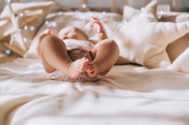 Foto dei neonati piedi del bambino