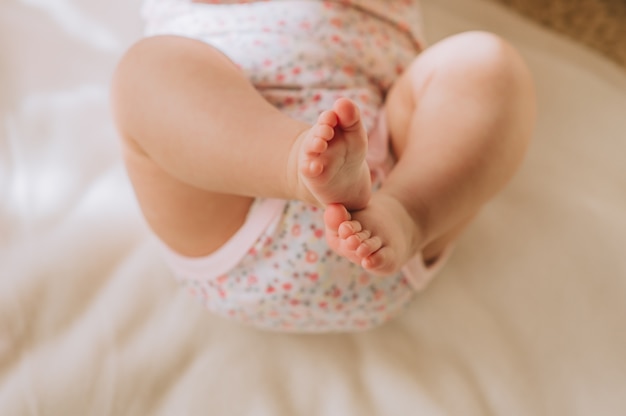 Foto dei neonati piedi del bambino