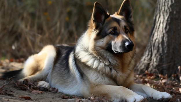 Foto del cane alsaziano americano