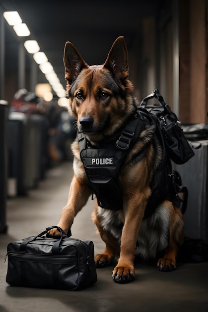 foto del cane poliziotto K9