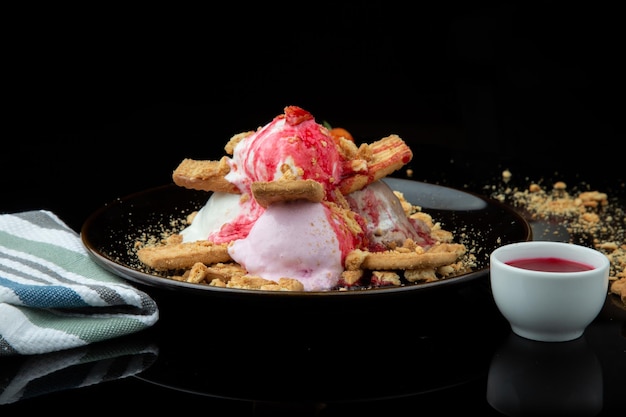 Foto del paesaggio del gelato di loto