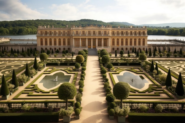 Foto del Palazzo di Versaille a Parigi Francia