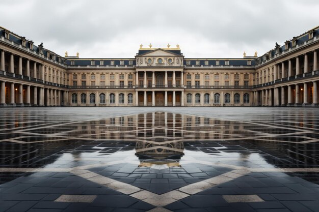 Foto del Palazzo di Versaille a Parigi Francia