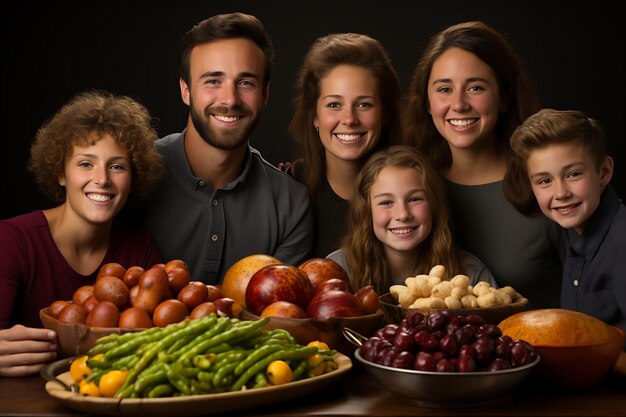 Foto del Ringraziamento per la riunione di famiglia e amici