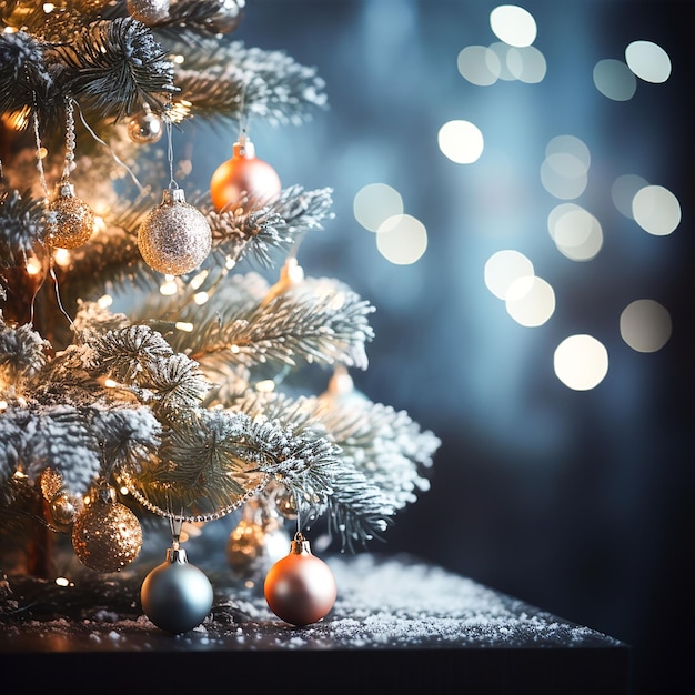 foto dell'albero di Natale generato dall'AI