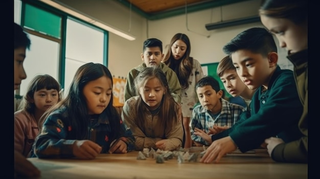 Foto dell'aula di matematica