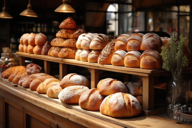 foto dell'interno della panetteria