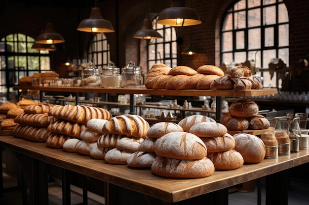 foto dell'interno della panetteria