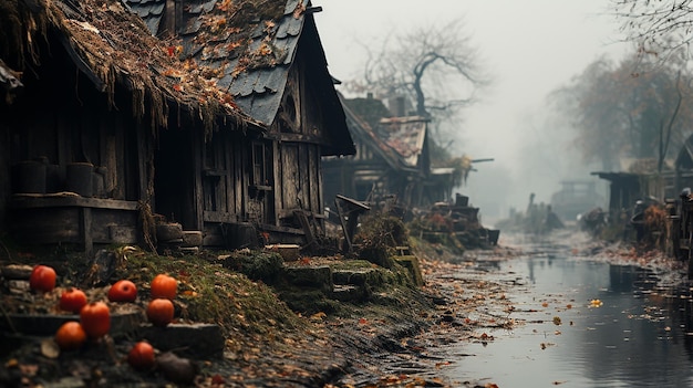 foto della casa in legno