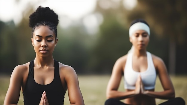 Foto della donna che fa esercizi di yoga