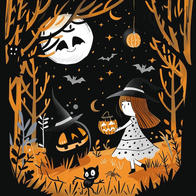 foto della notte di Halloween tema di Halloween