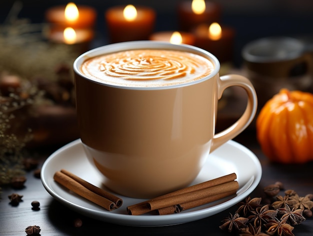 Foto della tazza di caffè della tazza di caffè della pubblicità del caffè