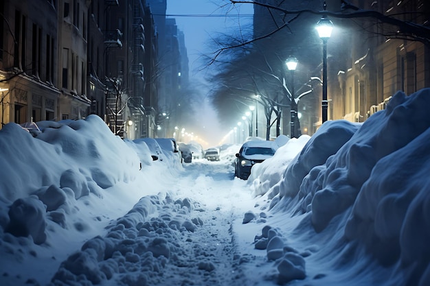 Foto della tempesta di neve di Snowmageddon