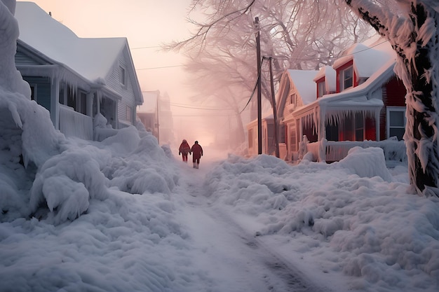 Foto della tempesta di neve di Snowmageddon