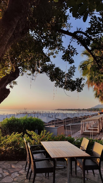 Foto della terrazza vista mare