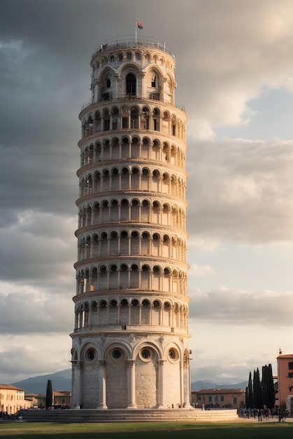 foto della torre di Pisa, monumento nazionale