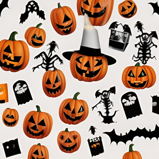 Foto dello sfondo di Halloween generato da AI Generative AI