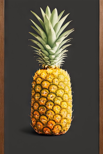 foto di ananas in verticale ananas
