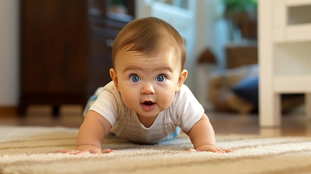 Foto di bambini felici che giocano con blocchi e giocattoli