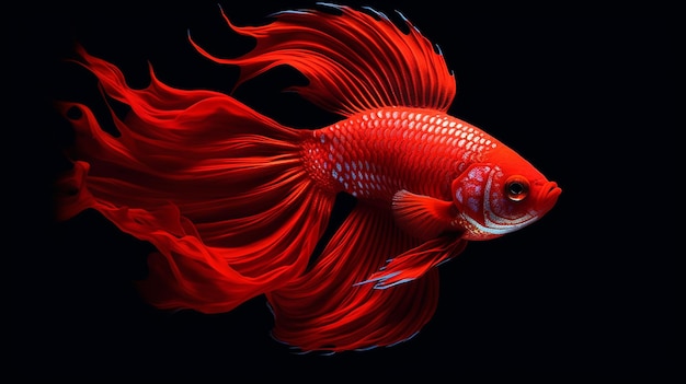 Foto di carta da parati pesce rosso per desktop