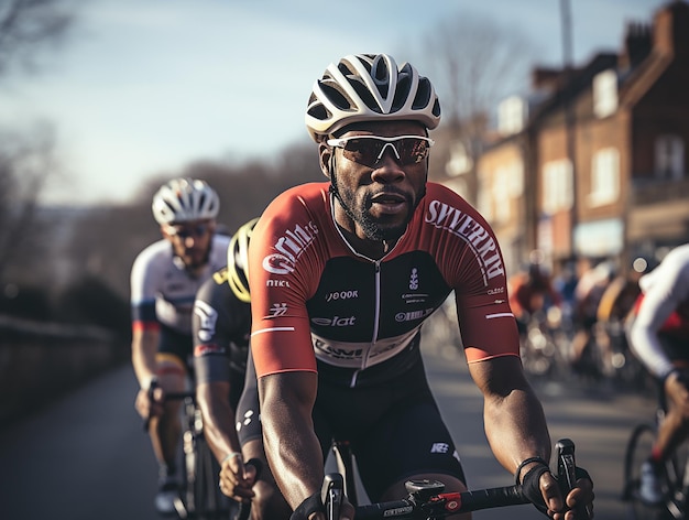 Foto di corsa in bici da strada