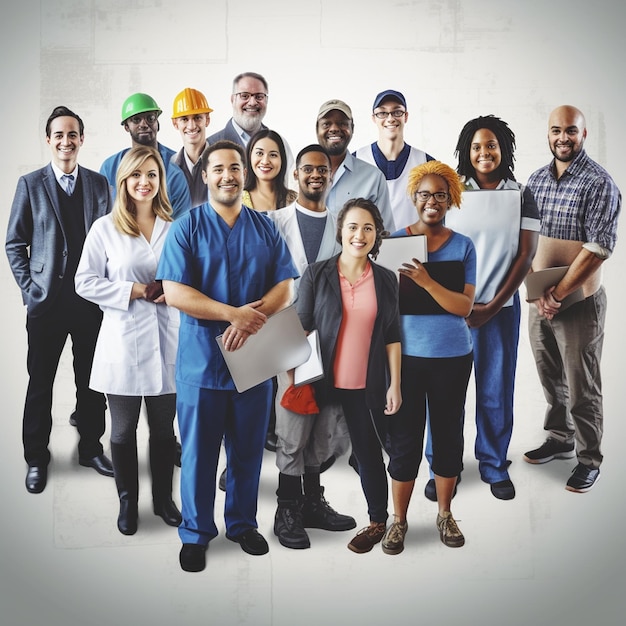 Foto di Diversità gruppo di persone felicità o diverse etnie