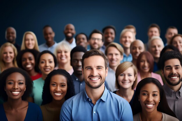 Foto di Diversità sul posto di lavoro Team Collaborati