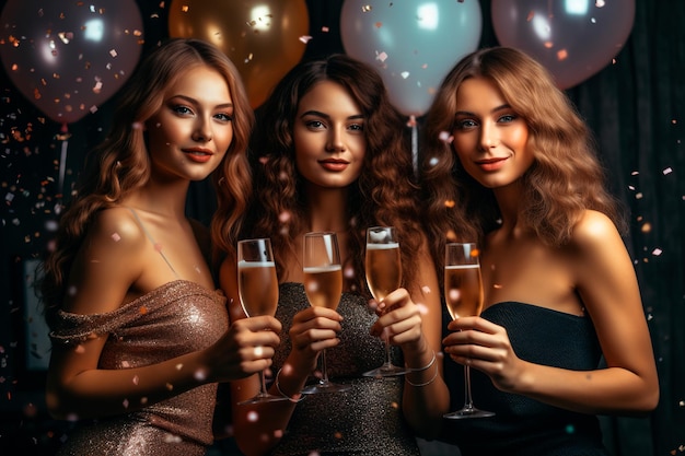 foto di donne che festeggiano il compleanno