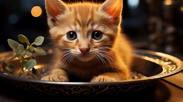 foto di gatto marrone