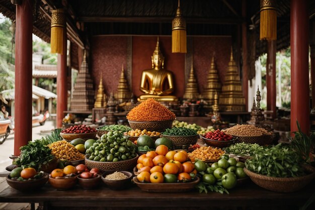 Foto di Hue Vietnam, 19 febbraio 2016, donne che vendono frutta al mercato di strada di Hue Vietnam