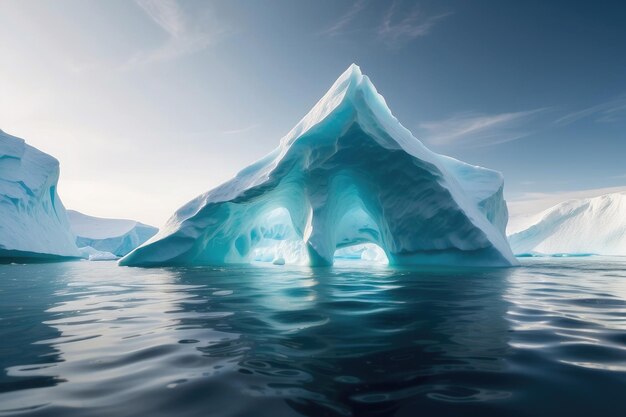 foto di iceberg congelato