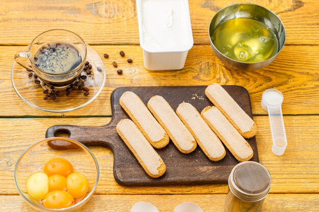 Foto di ingredienti per dessert