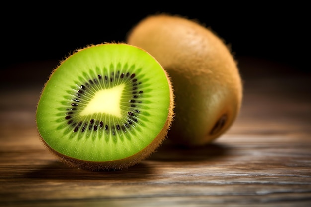 foto di kiwi sul tavolo in alta qualità